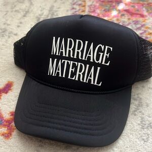 Marriage Material Trucker hat